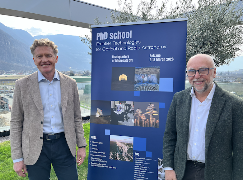 Roberto Biasi e, a destra, Adriano Fontana